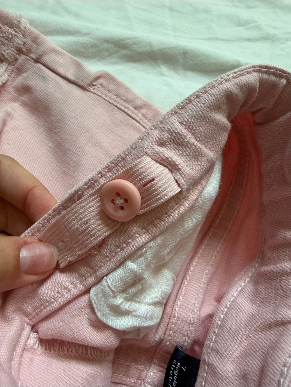GAP Light Pink Cotton Stretch Girls' Shorts